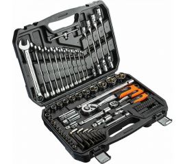 NEO Tools Набор сменных головок 1/2"", 1/4” CrV 77 шт. 08-915 