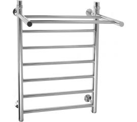 ТЕМАРК Полотенцесушитель Классика с полкой (КП-8) 600х600 D32/18мм (перекладина прямая, боковое подключение направо) 2168 