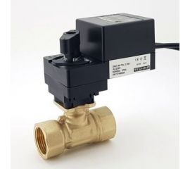 TECHNO HK225-04AN/24V двухходовой шаровый кран DN25, резьба G1 с электроприводом 4Нм, 24В, 612253 