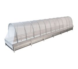 Delta-Park Парник арочный со спанбондом на грядке 36 см , 6 метров 3004003_3 