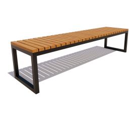 7 скамеек Сад. лавочка «Нео»,77006, 1,8 м., листвен., дуб 77006/НЕО/1,8/0,6/Л_ДУБ 