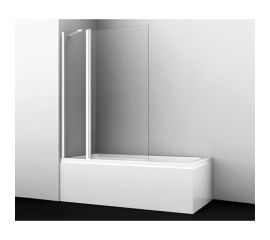 WasserKRAFT Berkel 48P02-110WHITE Fixed Стеклянная шторка на ванну 48P02-110WHITEFixed 