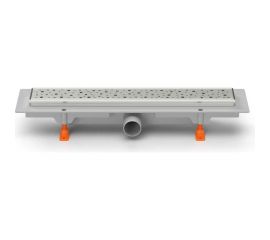 MCH Chudej Водоотводящий желоб с боковым сливом d40 MCH рамка нерж. 450 мм G SQUARE CH450SN 