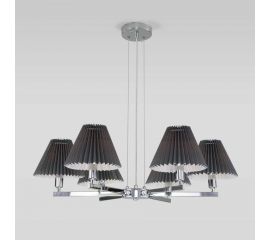 Eurosvet 60136 6 подвесной светильник хром графит a059041 