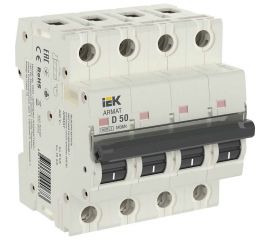 IEK ARMAT Авт. выкл. M06N 4P D 50А AR-M06N-4-D050 