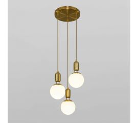 Eurosvet 50151 3 подвесной светильник латунь a056844 