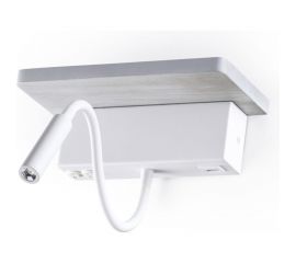 ODEON LIGHT Настенный светильник-полка с подсветкой/USB металл LED 8W WOODY 3869/8WL 