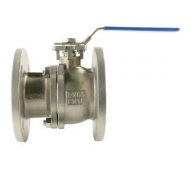 DN.ru Кран шаровый -КШФП.316.200 Ду65 Ру16 с ISO-фланцем и рукояткой D160-04873 