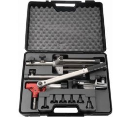 Зубр Пресс-инструмент ""ШиреФит"" ручной для развальцовки труб, в пластиковом кейсе, 14-32мм 51625 