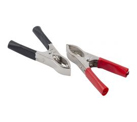 Зажимы "крокодилы" AUTOVIRAZH 30А 70мм 2шт(красный+черный) AV-010202 