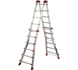 Gierre Лестница-стремянка шарнирная телескопическая PEPPina Gigantissima, 4х6 перекладин AL060 