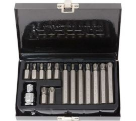 Набор бит TORX с битодержателем (15 шт; 1/2"") Forsage 27197 F-4156C 