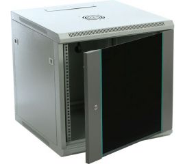 Телекоммуникационный настенный серверный шкаф W&T 19 дюймов 9U 600x500мм серый C096050GWTWOF 