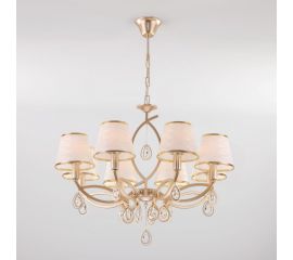 Eurosvet 60091 8 подвесной светильник перламутровое золото a044180 