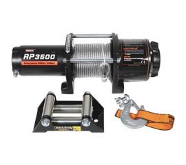 ROCK ЛЕБЕДКА ЭЛЕКТРИЧЕСКАЯ 12В 1589КГ - RP3500 Стальной трос 9201-10005 