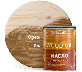 Goodhim Масло для фасада орех, 5 л. 88679 
