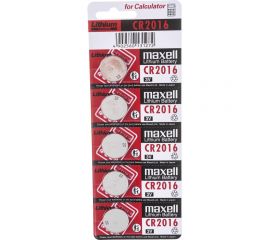 Литиевая батарейка MAXELL CR2016 BL-5 80131272 