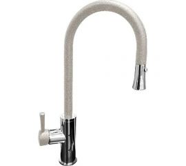 GranFest GF Смеситель для кухни Выдвижная лейка U-обр. D-35 mm серый 7652 сер 