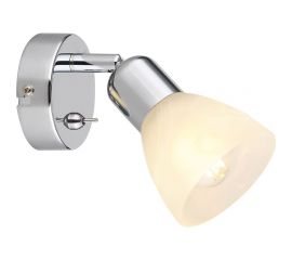 Настенно-потолочный спот Rivoli Keila 7051701 1xЕ14 40 Вт поворотный с выключателем Б0054678 