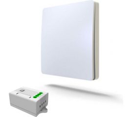 Умный беспроводной 1-клавишный выключатель GRITT Space белый комплект: 1 выключатель, 1 реле, IP67, 1000 Вт 13113 