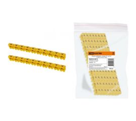 Маркер TDM наборный, символ A, желтый, 1,5 мм2, 150 штук SQ0534-0013 