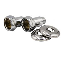 Прямое соединение для полотенцесушителя VRT 1-1/2 внутренняя/наружная, с отражателем, пара 534084 