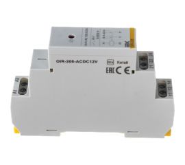 Промежуточное реле IEK OIR 2 контакта 8А 12В, AC/DC OIR-208-ACDC12V 