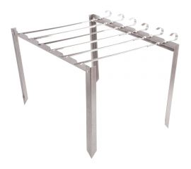 Подставка под шампура СОКОЛ с 6 шампурами, в чехле 62-0000 