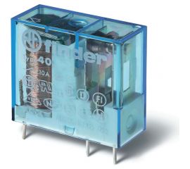 Миниатюрное реле Finder 1 перекидной контакт 10А, = 12В DC, 405190120000 