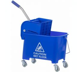 Пластиковое ведро с отжимом Baiyun 20 л., синий AF08068-B 