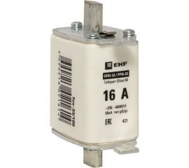 Плавкая вставка EKF ППН-33 160/16А габарит 00 fus-33/160/16 