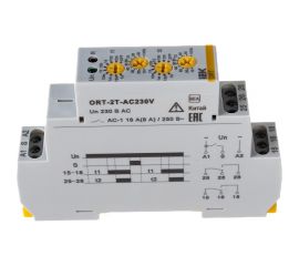 Реле времени IEK ORT 2 контакта, 230В, AC ORT-2T-AC230V 