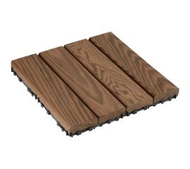 Садовый паркет Thermodecking Т10 термоясень, 18x300x300 мм, 6 шт. 4687202452439 