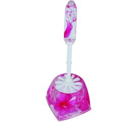 Ершик для унитаза Аквалиния Розовые цветы A8762S-1_S14 