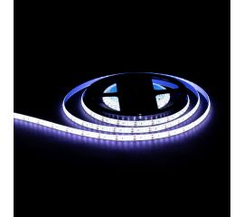 Светодиодная лента OGM 12В, 9,6Вт/м, smd2835, 120д/м, ip65, 7лм/чип, подложка 8мм, 5м, 6500к. / LSE-261 