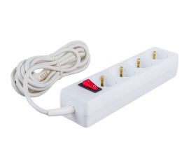 Сетевой фильтр PROconnect STANDARD 4 розетки 3 м, с/з, белый 11-7229 