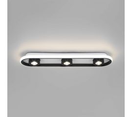 Потолочный светильник Eurosvet 20123 3 LED белый черный a055525 
