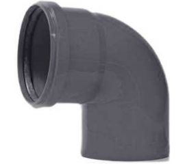 Отвод ООО МультиМирПласт 50x45 серый ОТВ ВК 50/45 