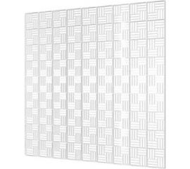 Решетка вентиляционная П6060ДП Fusion декоративная потолочная (595x595 мм; белая) ERA 88-272 