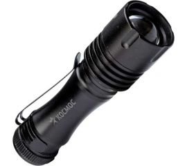 Ручной фонарь КОСМОС 1Вт LED/с линзой/с зумом/1xAA/корпус алюминий/зажим для крепления, KOS105B 
