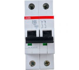Автоматический модульный выключатель ABB 2п C S202 6кА 50А 2CDS252001R0504 