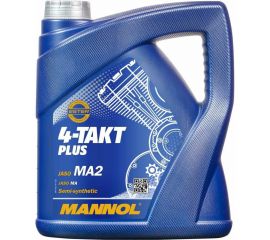 Масло моторное полусинтетическое 4-TAKT PLUS 10W40 4 л для мотоциклов 10W-40 MANNOL 1425 