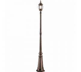 Садово-парковый светильник FERON 8111 100W 230V E27 160х160х2150 мм черное золото 11241 