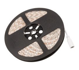 Светодиодная лента Lamper LED силикон 5м, 12В, 10мм, IP65, SMD 5050, 60 LED/m, свет желтый 141-492 