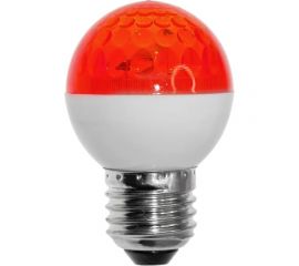 Светодиодная лампа-шар для украшения NEON-NIGHT диаметром строб e27 диам.50 красная 411-122 