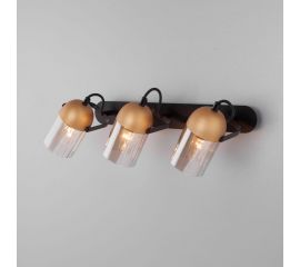 Настенный светильник Eurosvet 20122 3 черный золото a045910 