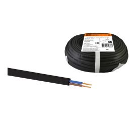 Шнур ШВВП TDM 2x0,75 ГОСТ 5м, черный SQ0120-0051 
