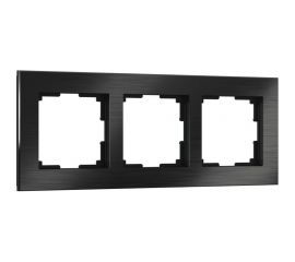 Рамка WERKEL W0031708 на 3 поста Aluminium черный алюминий a050952 