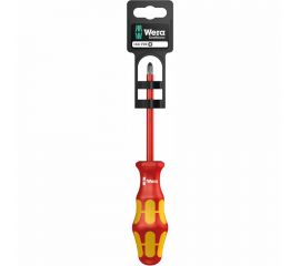 Крестовая отвёртка WERA 162 i PH VDE SB PH1x80, на подвесе WE-100011 