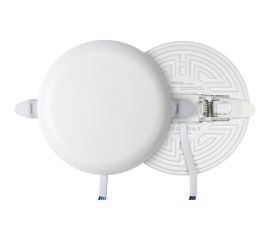 Светодиодная встраиваемая безрамочная панель Apeyron flp, 12вт=8вт+4вт, 1020лм, 2700к, ip20, ф120x21мм, круг, 3 режима, регулировка ф55-105мм/ 06-103 